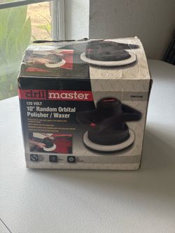 Drill Master 10 in. Random Orbital Polisher - Smooth Finishing Tool