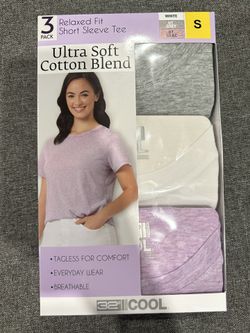 32 Degrees Relaxed Fit Short Sleeve Tee—Size S