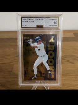Pinnacle 1995 Zenith Derek Jeter #134 Rookie Card AGS 10 New York Yankees