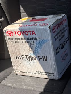 Toyota ATF brand new. 6 qts.