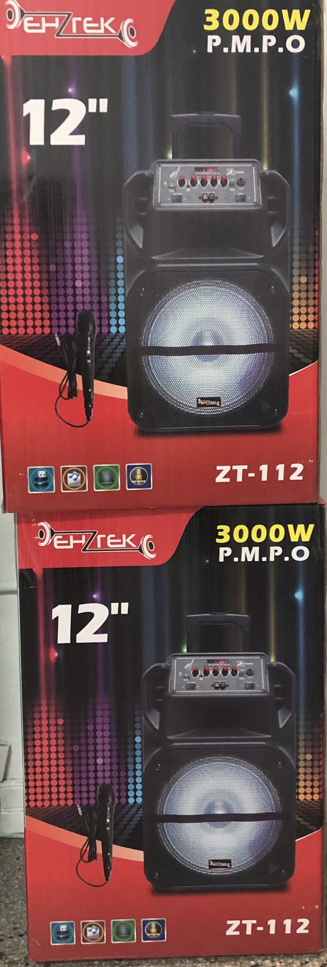 Zenith speakers karaoke 3000W