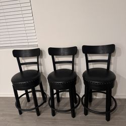 Black Counter Height Stools 