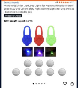 Dog Light For Leash 