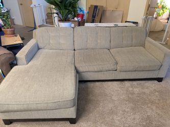 Couch with chaise