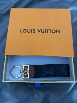 Black LV Keychain