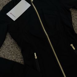 Black Gold Zipper Lulu🍋