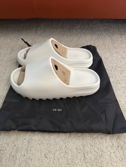 yeezy slide ys-01 white size 10 new