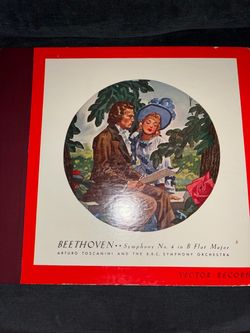 Victor Records Beethoven Symphony No. 4 Vinyl Album