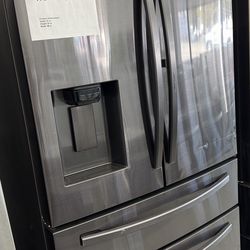 💥Best Saving💥 23 cu. ft. Counter Depth 4-Door French Door Refrigerator with FlexZone™ Drawer in Stainless Steel