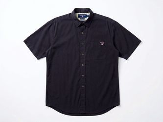 Vintage polo sport, Ralph Lauren, black short sleeve button-down shirt, men’s XL