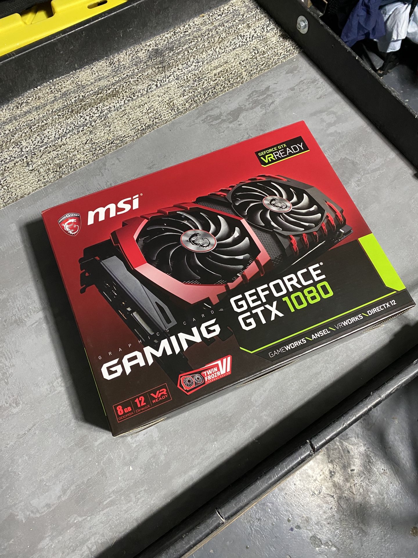 MSI GTX 1080 8GB GPU