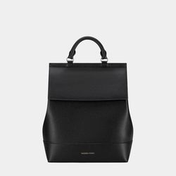 Chic Insulated Vegan Leather Backpack (Laptop + Food Storage)