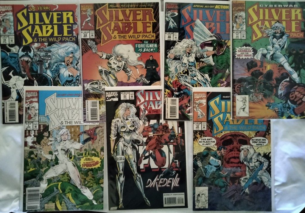 Marvel Silver Sable Comics