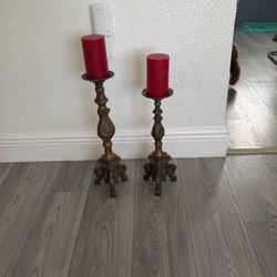 Candelabro Bronze Vintage 