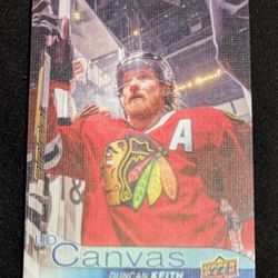 2016-17  Upper Deck  - UD Canvas  C137  Duncan Keith ,  Chicago Blackhawks 