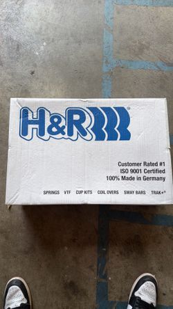 H&R Blue lowering springs BMW
