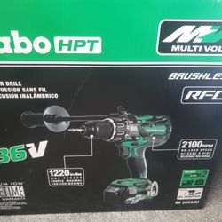 METABO Htp 36v Hammer Drill kit BATTERIES 