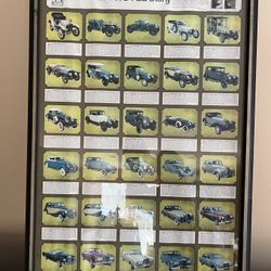 Vintage British Rolls Royce Story Framed And Ready To Hang