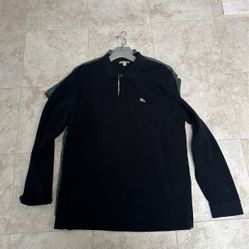 Burberry Long Sleeve Polo Shirt