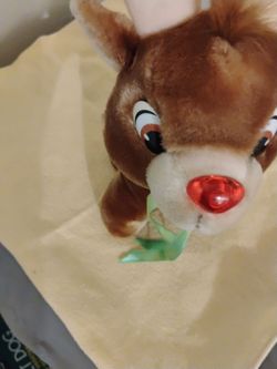 Vintage  applause vintage Rudolph the Red-Nosed reindeer 1988