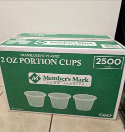 Member's Mark 2 oz Portion Cups 2500 Count
