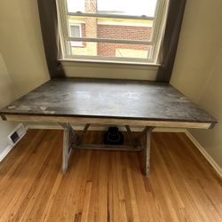 Stone Bar Height Dining Room Table + 4 Chairs