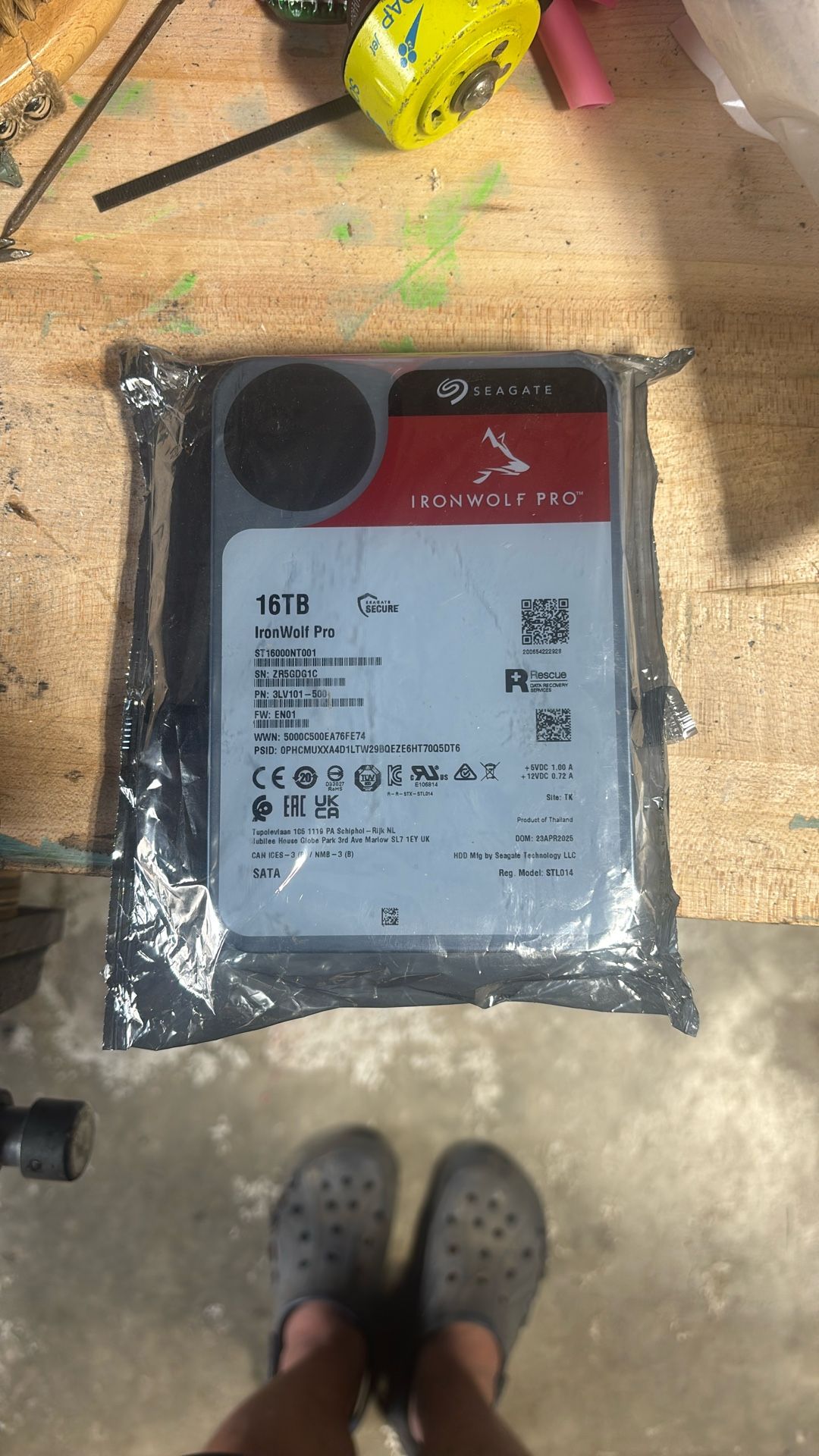 Seagate 16TB Ironwolf Pro St16000nt001 SATA SEALED NEW