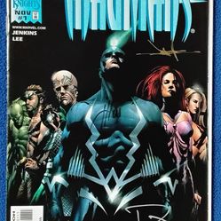 INHUMANS # 1 SIGNED x3 MARVEL KNIGHTS 1998 JAE LEE JENKINS QUESADA NM