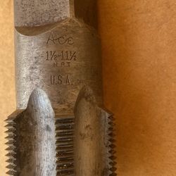 Ace 1-1/2” Pipe Tap Made In USA 
