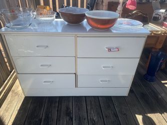 White dresser