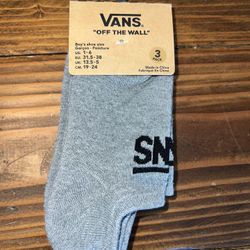Boys Vans Socks Shoe Size 1-4