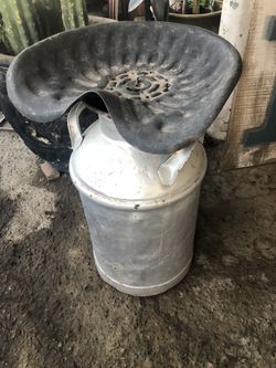 Milk Can Tractor Seat