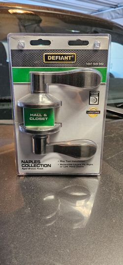 Brand New Defiant Hall & Closet Handle Lock