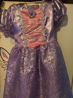 Disney Rapunzel Princess Costume Dress Girls