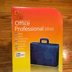 MS Office Professional 2010,Full,Windows,32/64-bit W/CD&Key 3/PC
