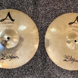 14” Zildjian A Custom Hi-Hats 