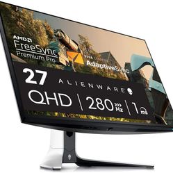 Alienware AW2723DF Gaming Monitor - 27-inch (2560 x 1440) 240Hz Display (DP 1.4), 1ms Response Time, Preset OSD Modes, Height/Tilt/Swiv