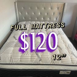 New Full Mattresss Only $120