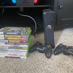 XBOX 360 250GB!!! Bundle With CORDS, Controllers, And Games!