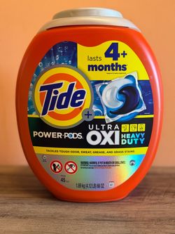 Power Pods + Ultra OXI Heavy Duty Original HE Laundry Detergent 45 Loads 45 -Count