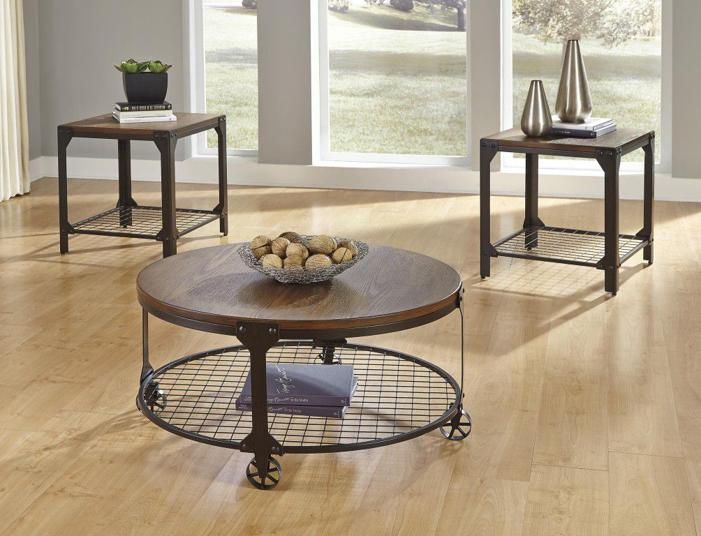 Ashley Furniture Coffee Table/End Table Set •BRAND NEW•
