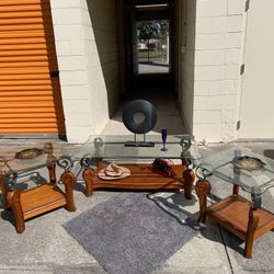 Coffee Table And Side Tables $99 For All. 🍀🎁🎈🍀 Central Table, Table, Side Table, Living Room Table Set. House Furniture And Decoration