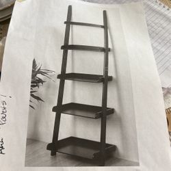 5 Tier Ladder Studio Shelf