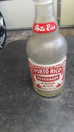Antique soda bottle