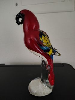 Hand Blown Very Rare Red Bird