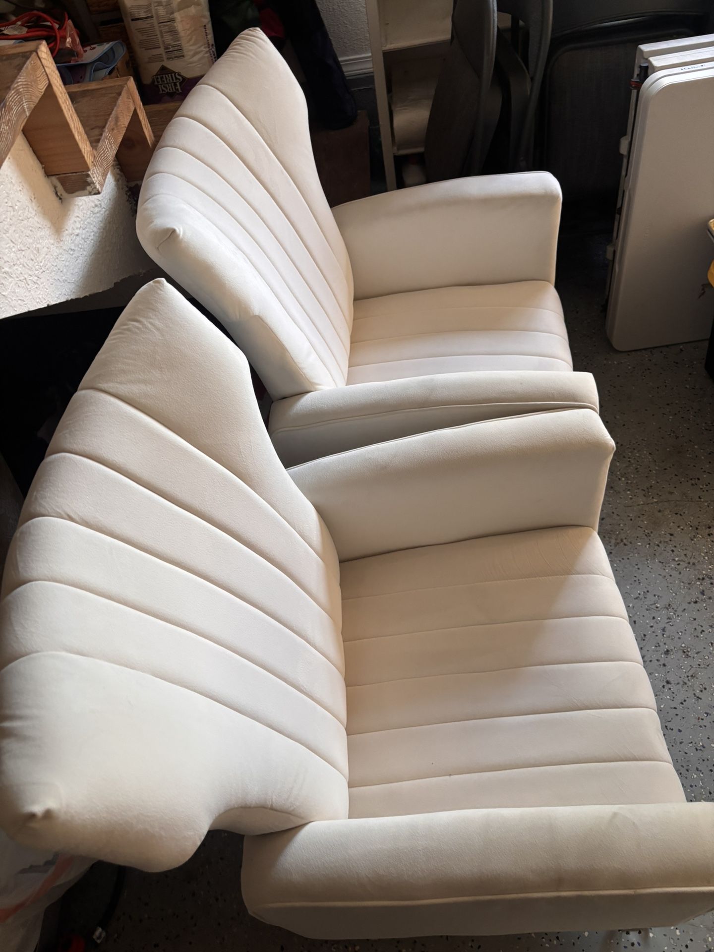 White Sofa Seats
