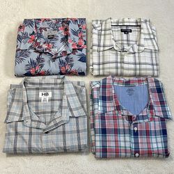 Men's Plaid Button Up Shirts