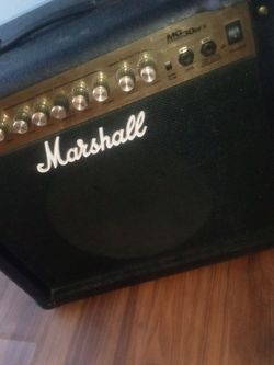 Marshall amplifier mg series 30dbfx amp guitar speaker