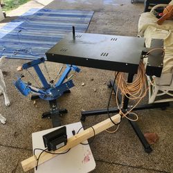 Shirt/screen holder and dryer.