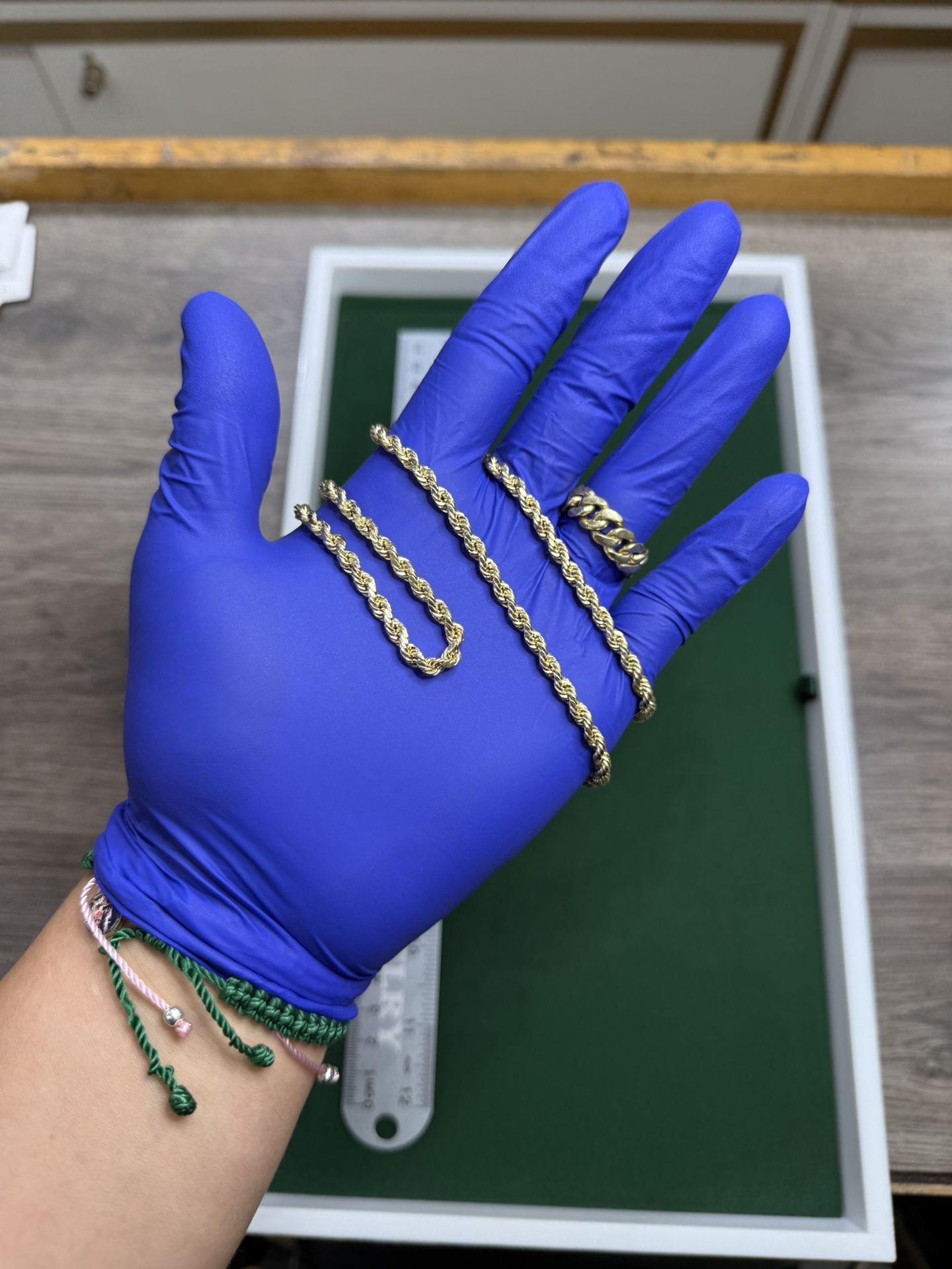 14K Gold Rope Chain 24”